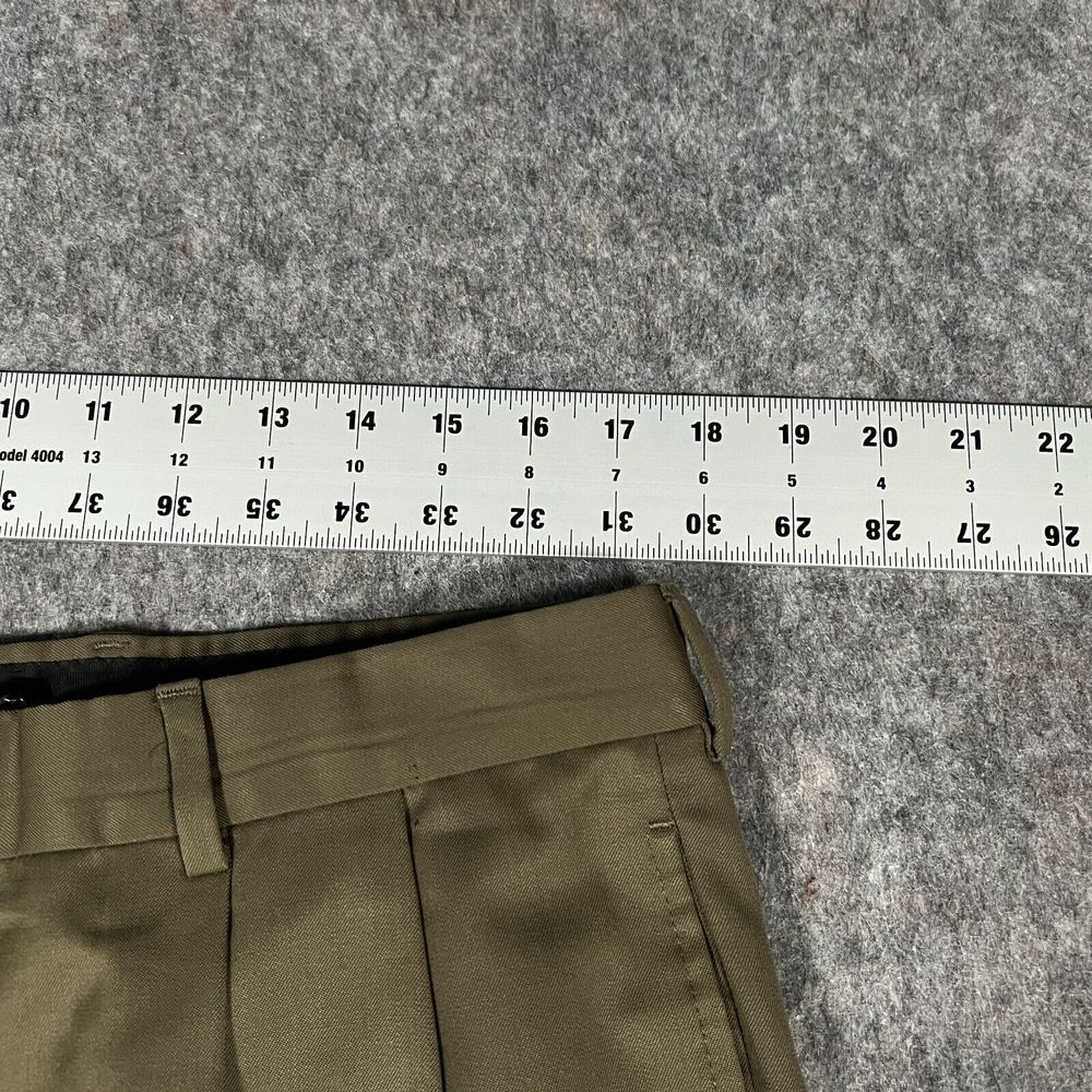 Jos. A. Bank Men's Dress Pants 36x31 Brown Pleated Front Straight Leg - Picture 4 of 7